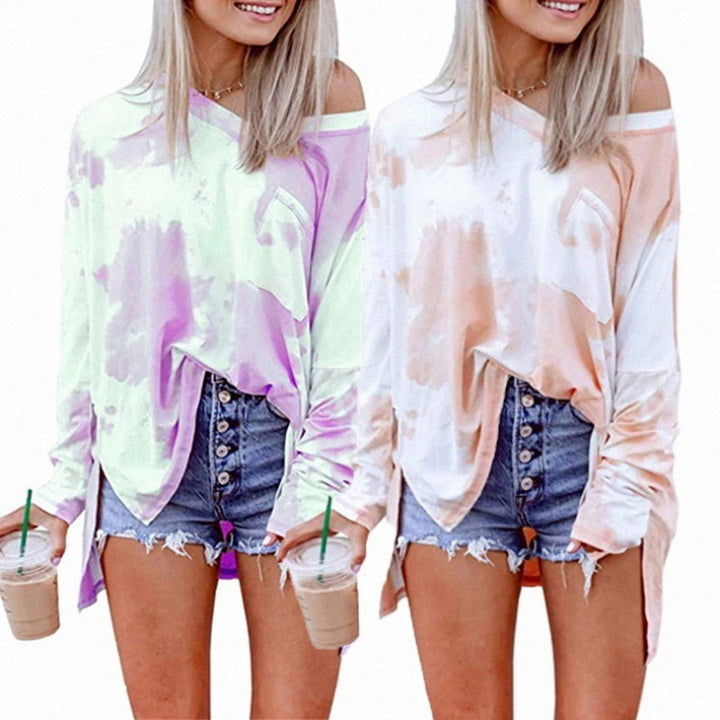 Damen Lässiges Oversize Shirt Drune