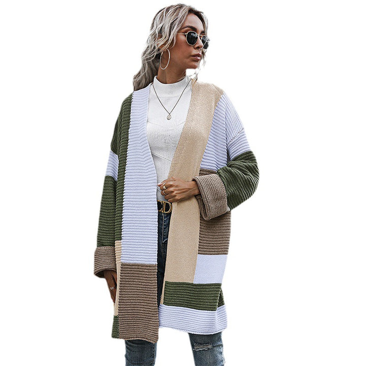 Damen Langärmlige Strickjacke Drune