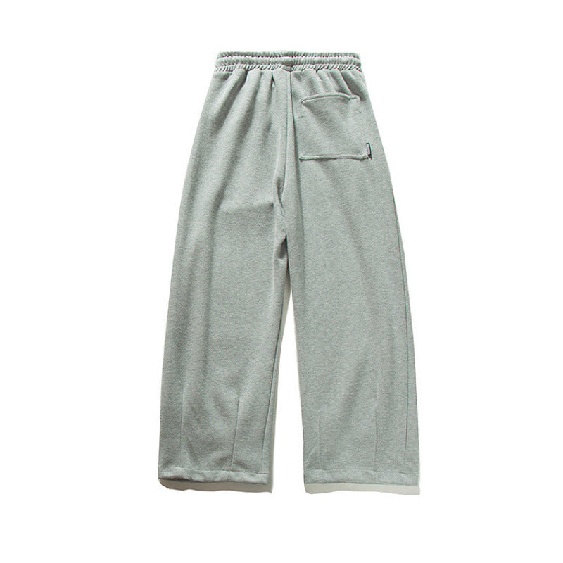 Unisex Weite Jogginghose mit Bundfalten, Elastischem Tunnelzug und Seitentaschen Drune