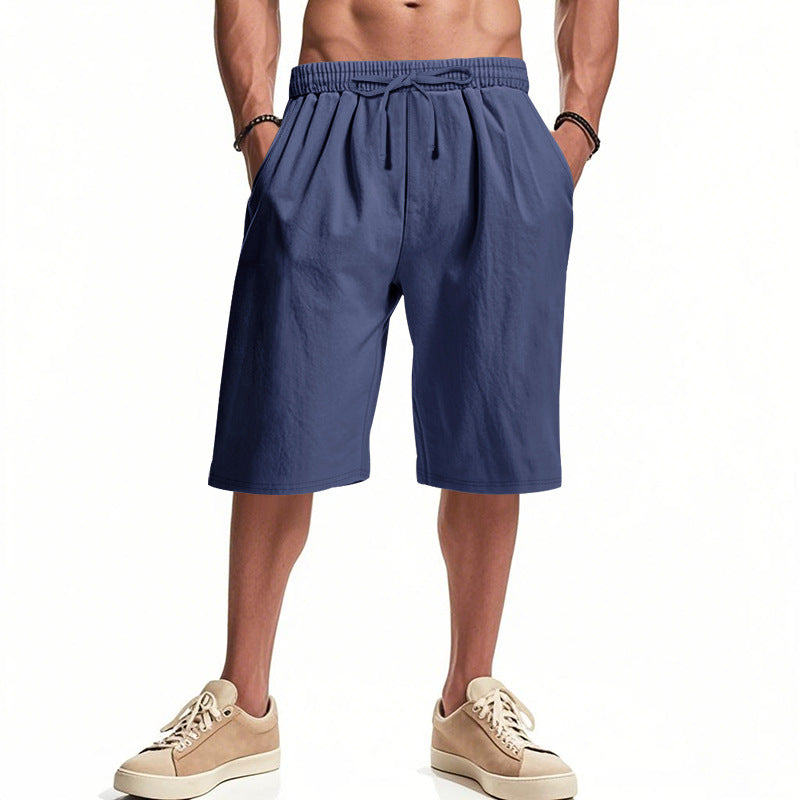 Herren bequeme Cargo-Shorts mit elastischem Bund und großzügigen Taschen Drune