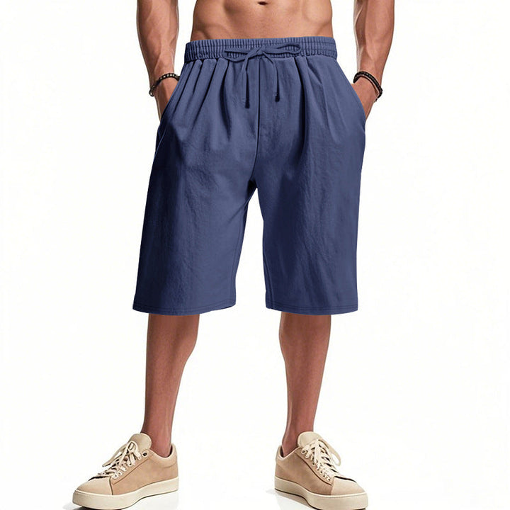 Herren bequeme Cargo-Shorts mit elastischem Bund und großzügigen Taschen Drune