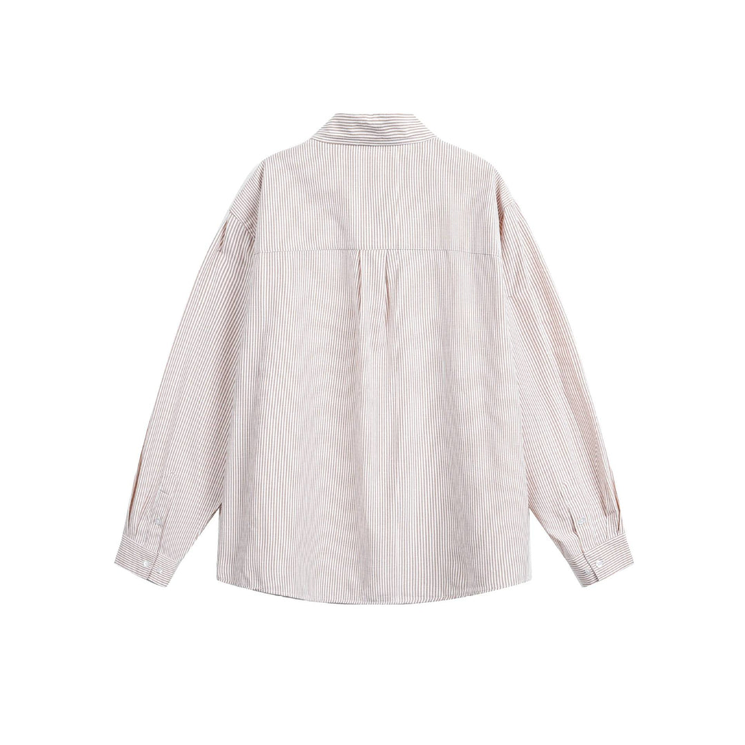Unisex Leichtes Oversize-Hemd im Boxy-Relaxed‑Schnitt mit Kentkragen und Brusttasche Drune