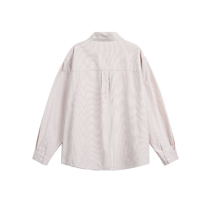 Unisex Leichtes Oversize-Hemd im Boxy-Relaxed‑Schnitt mit Kentkragen und Brusttasche Drune