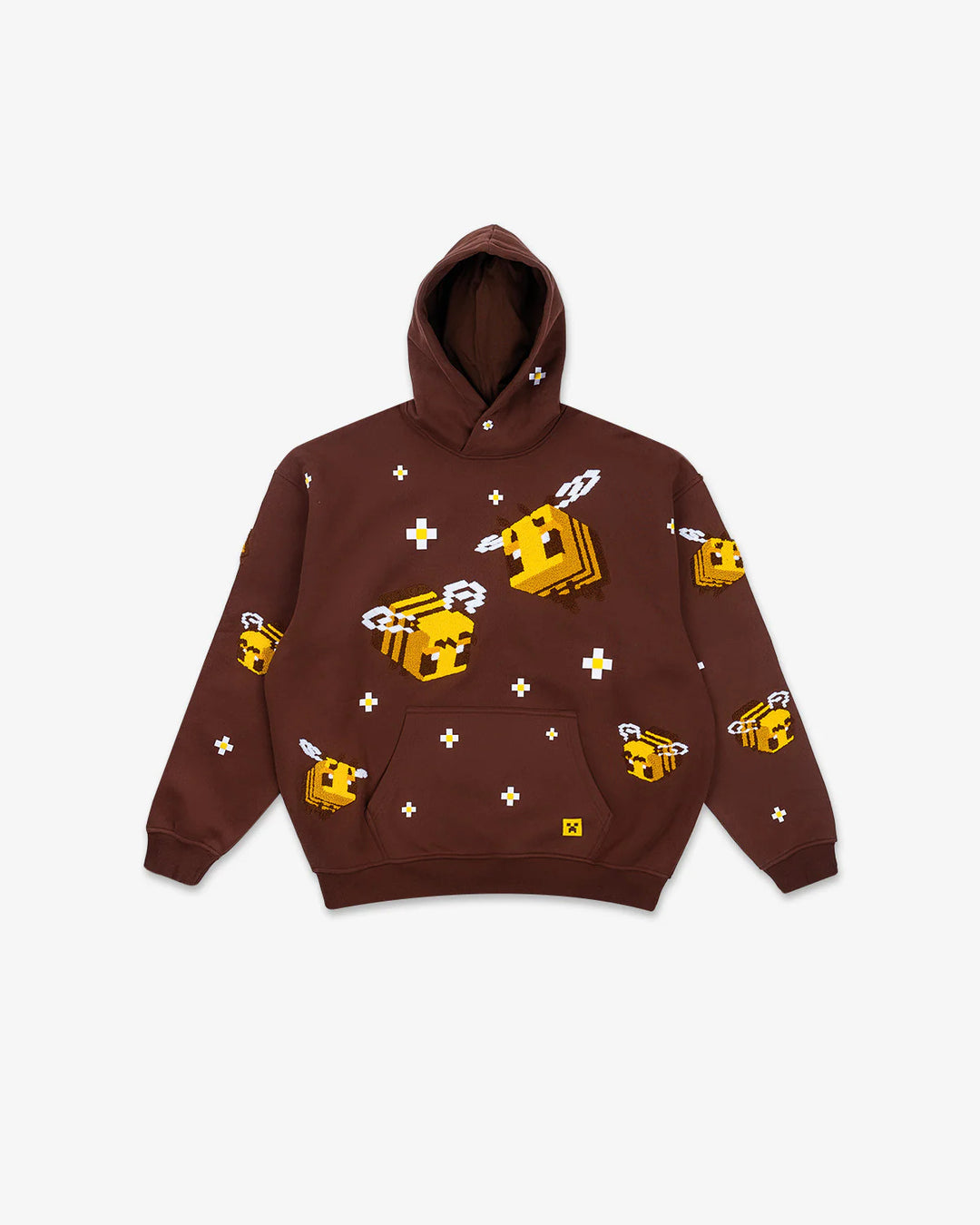 Damen Kapuzenpullover mit kreativem Bienen-Design und gemütlicher Passform Drune