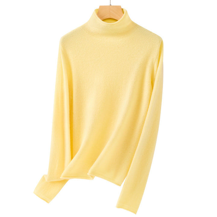 Damen Feiner Rollkragenpullover aus ultraleichtem Feinstrick mit schlanker Silhouette Drune