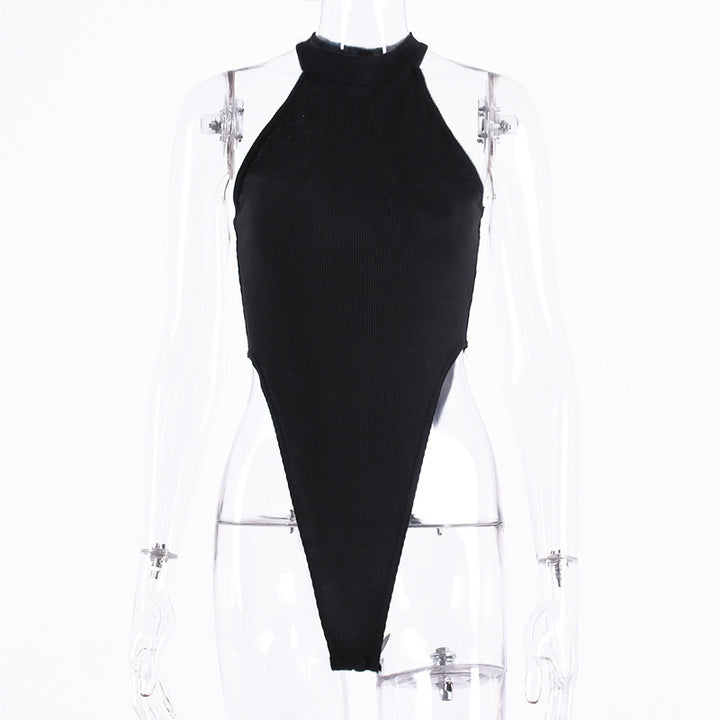 Damen Hochgeschlossenes Bodysuit Drune
