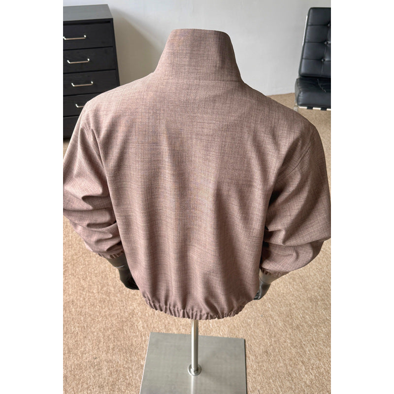Damen Trendige Übergangsjacke mit hochgeschlossenem Kragen und sportlichem Design Drune