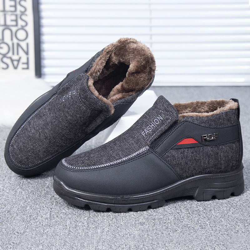 Damen Komfortable und warme Stiefeletten mit Futter Drune