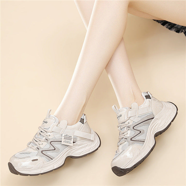 Damen Sportliche Lifestyle-Sneaker mit atmungsaktivem Obermaterial und rutschfester Sohle Drune