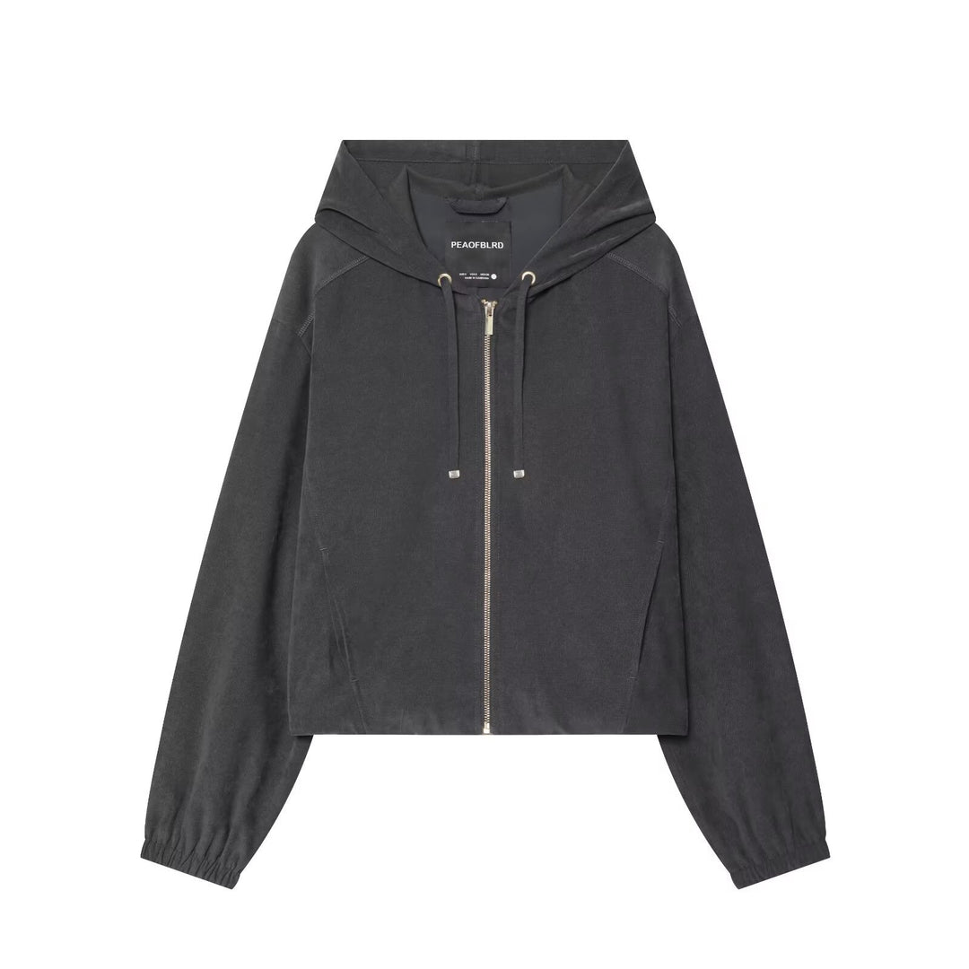 Damen Weite Palazzo-Loungehose mit Tunnelzug und Bügelfalte Drune