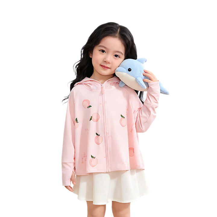 Kinder UV-Schutzjacke mit Kapuze und atmungsaktivem Material Drune