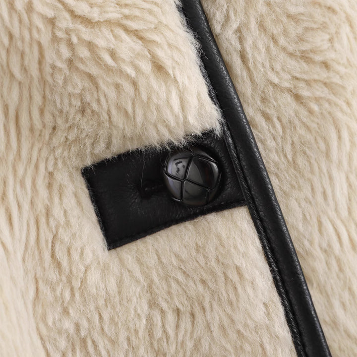 Damen kuschelige Fleecejacke Drune