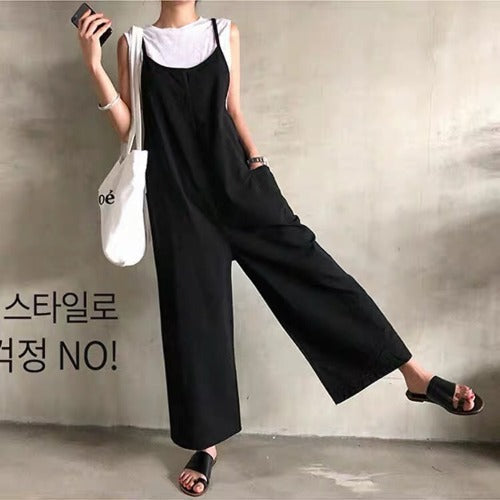 Damen Latzhose Im Lässigen Stil mit Verstellbaren Trägern und Großem Komfort Drune