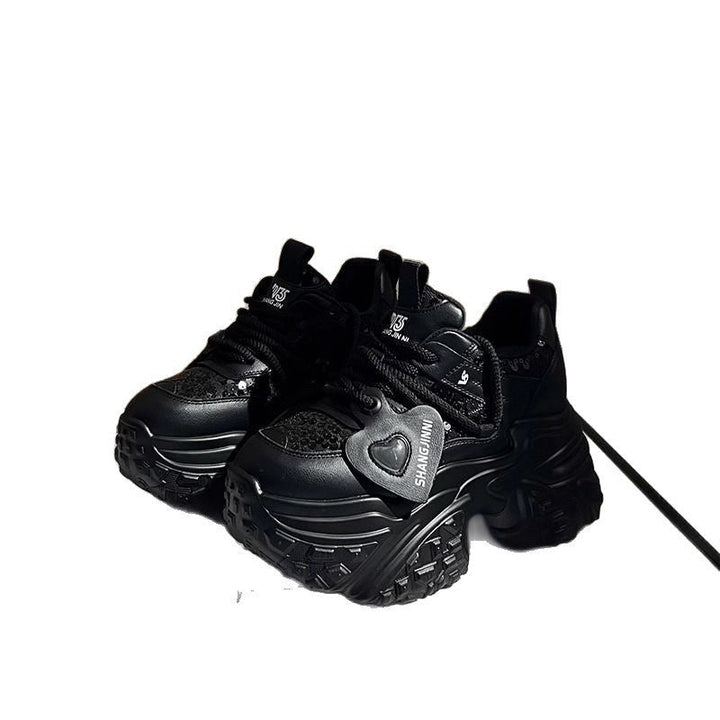 Damen Chunky Sneakers mit puffiger Sohle und innovativer Dämpfung Drune