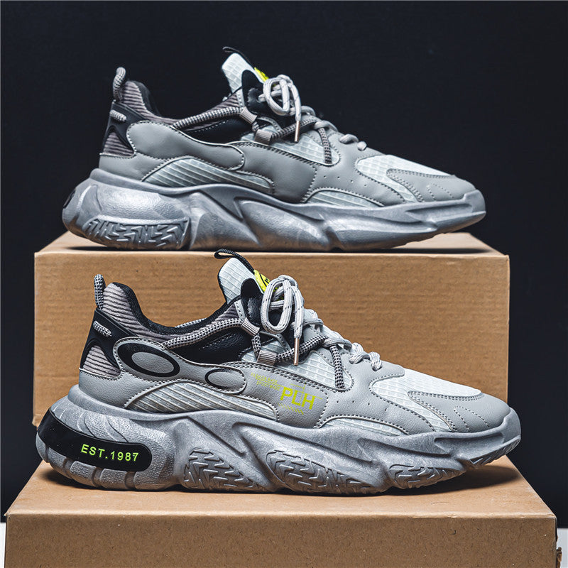 Herren Voluminöser Performance-City-Sneaker mit skulpturaler Plateausohle Drune