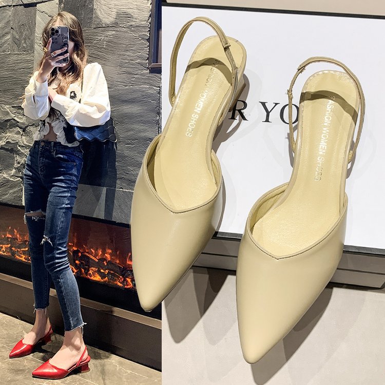 Damen Elegante Slingback Pumps mit schickem Schnitt und komfortablem Blockabsatz Drune