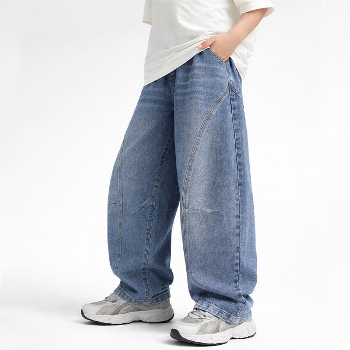 Unisex weite Jeans mit einzigartiger Nahtführung Drune