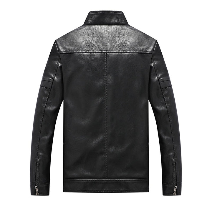 Herren Elegante Motorradlederjacke Drune