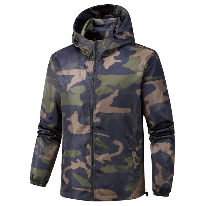 Herren Leichte und atmungsaktive Camouflagejacke Drune
