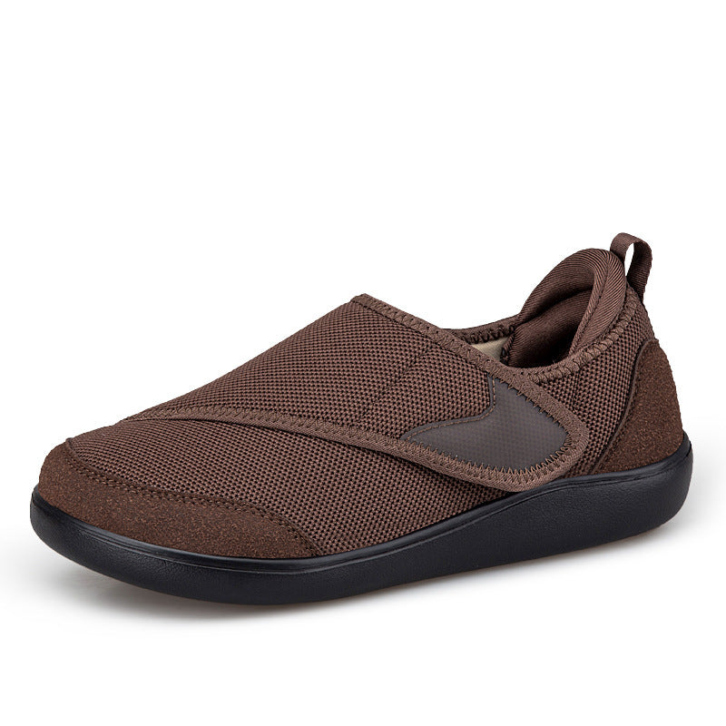 Damen nan einhändig verstellbarer Schlupf-Halbschuh mit Klettriemen, atmungsaktivem Mesh und stoßdämpfender EVA-Sohle Drune