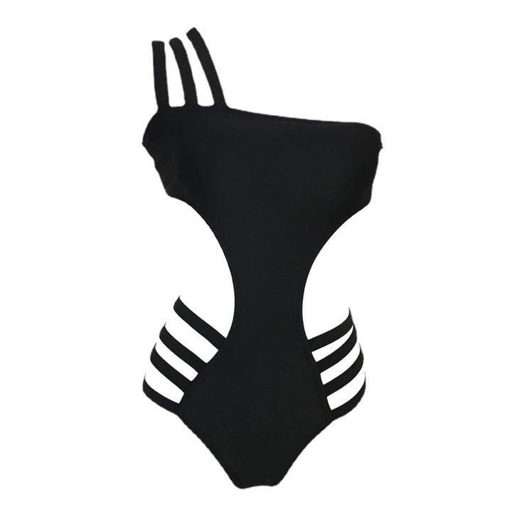 Damen Hochgeschnittenes Badeanzug mit seitlichen Cut-Outs Drune
