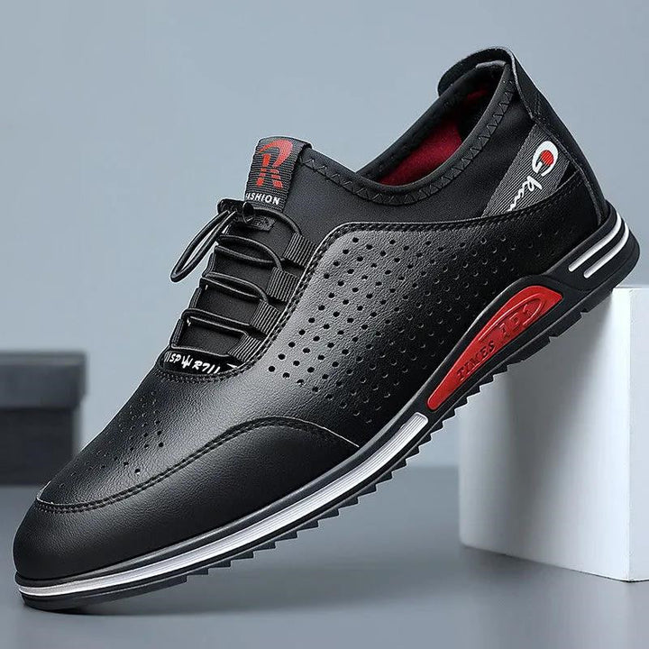 Herren Elastischer Freizeit-Sneaker mit Schnellzug-Lacing und stoßdämpfender EVA-Zwischensohle Drune