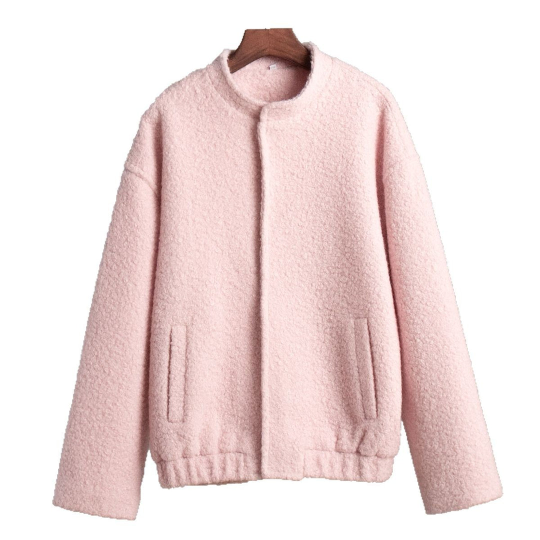 Damen Kuschelige Fleecejacke im modernen Design Drune