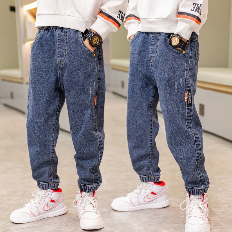 Herren lässige Fleece-Jeans mit wärmendem Innenfutter Drune