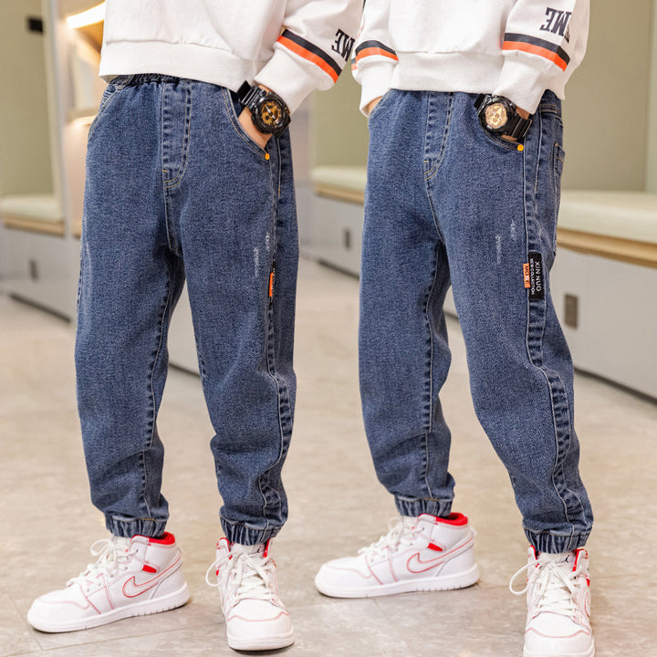 Herren lässige Fleece-Jeans mit wärmendem Innenfutter Drune