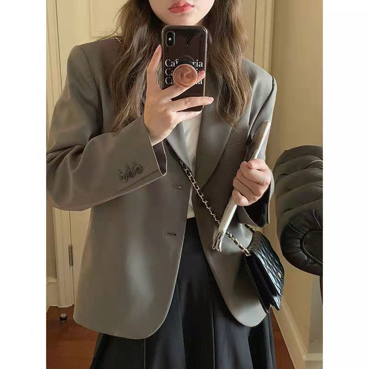 Damen Modischer Blazer mit elegantem Schnitt Drune