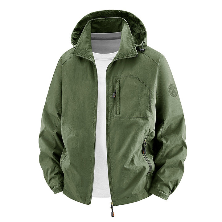 Herren Leichte Outdoor-Regenjacke Drune
