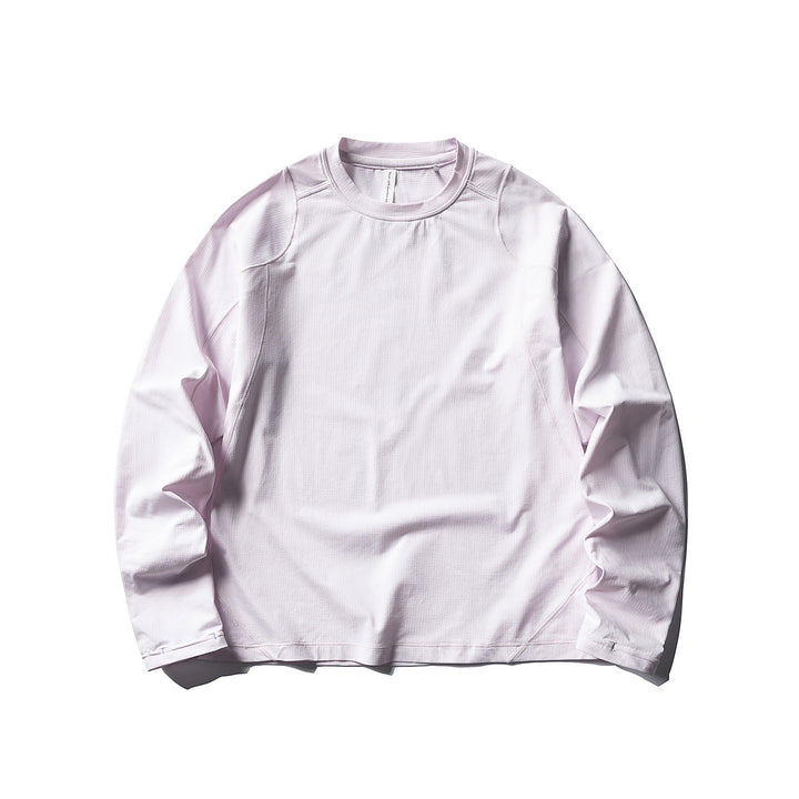 Unisex Leichter technischer Longsleeve mit Rundhalsausschnitt, Raglanärmeln und atmungsaktivem Funktionsmaterial Drune