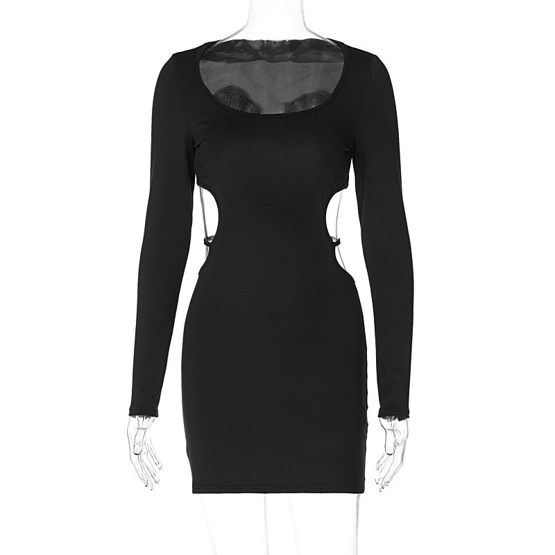 Damen Figurbetontes Minikleid mit raffiniertem Cut-Out Design Drune