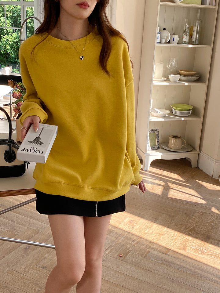 Damen oversized Sweatshirt mit Raglanärmeln Drune