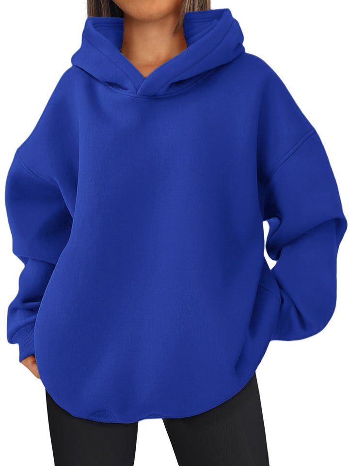 Damen Oversized Bequemer Pullover Hoodie Drune