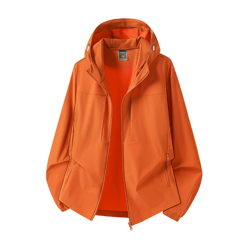 Damen Wetterfeste Outdoorjacke mit Kapuze Drune
