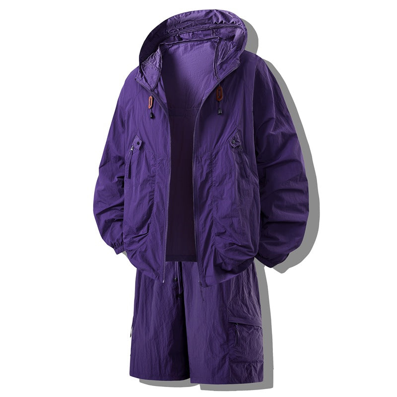 Damen Leichtgewichtige Outdoor-Jacke mit Shorts