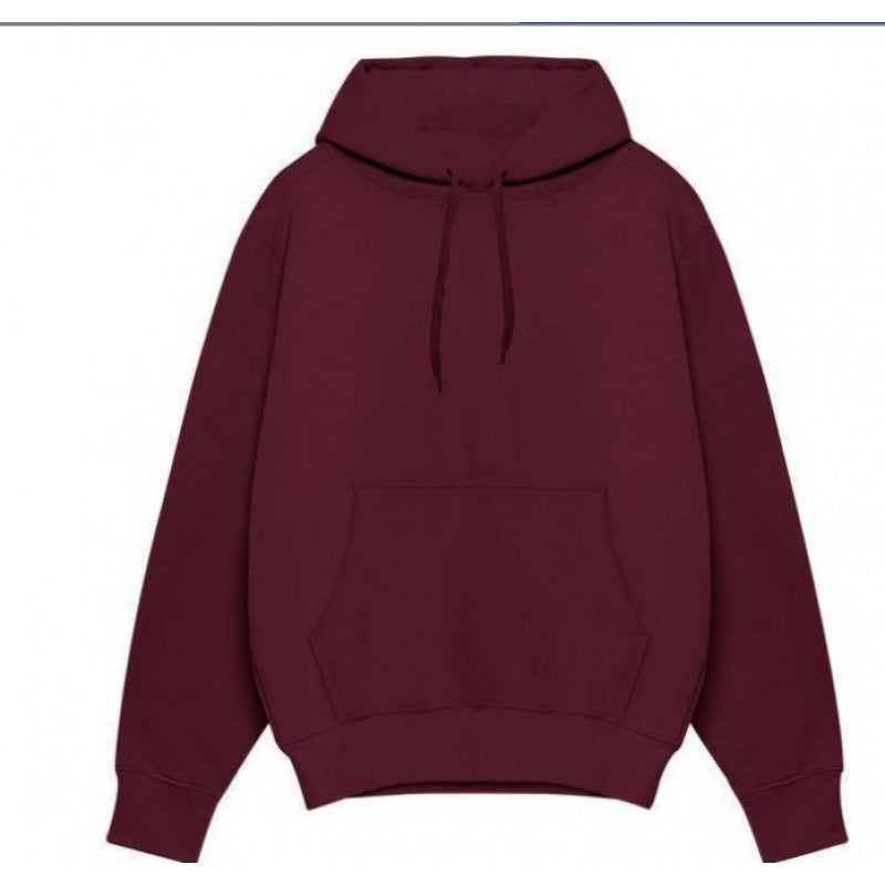 Herren nan Premium-Kapuzenpullover mit Kängurutasche, innen angerautem Fleece, verstärkter Nackennaht und geripptem Saum Drune