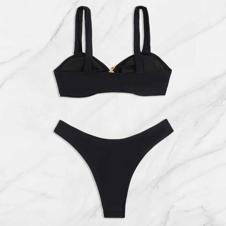 Damen Bikini mit eleganten Gold-Details Drune