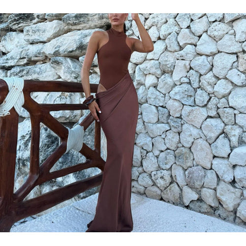 Damen Maxi-Rock mit hohem Schlitz und elegantem Schnitt Drune