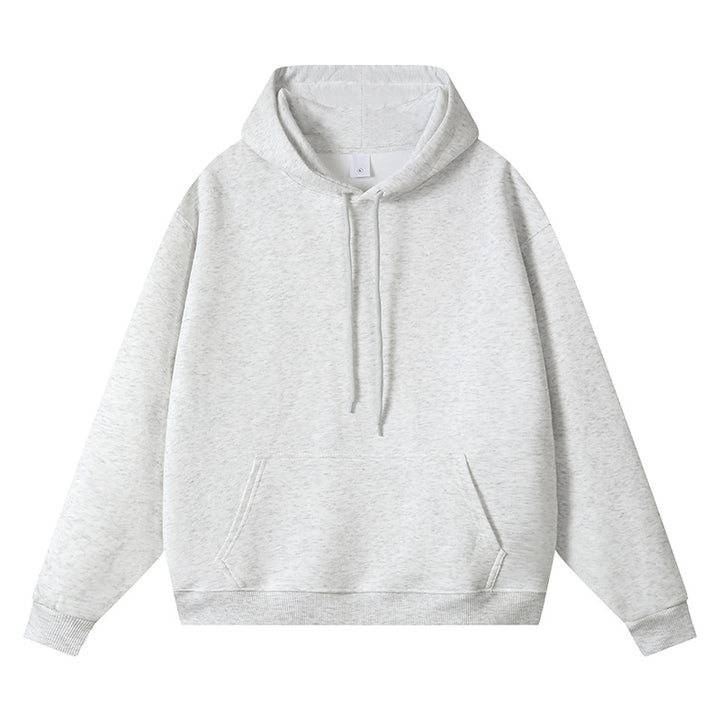 Unisex Oversize-Kapuzenpullover mit Kängurutasche und Rippbündchen Drune