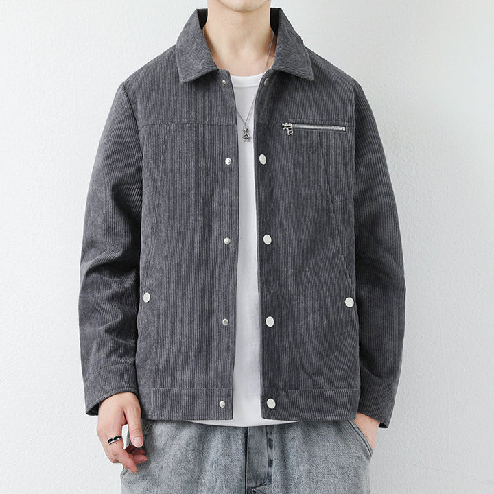 Herren Modische Cordjacke Drune