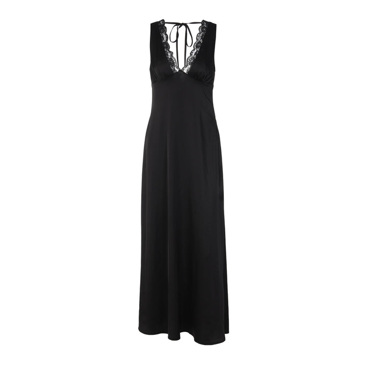 Damen Elegantes Nachthemd mit Spitzendetails Drune