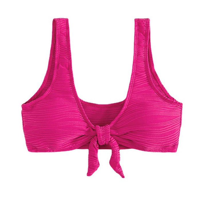 Damen Bade-Set mit knotenförmigem Oberteil Drune