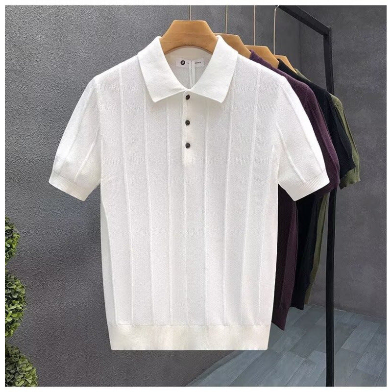 Herren Elegantes Poloshirt Drune