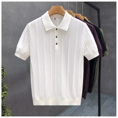 Herren Elegantes Poloshirt Drune