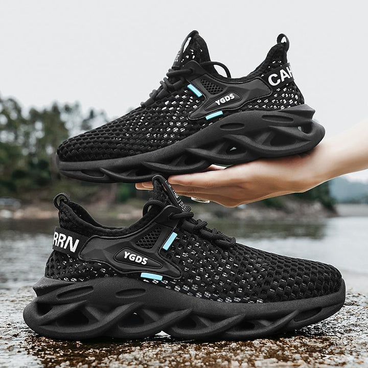 Damen Sportliche Sneakers mit atmungsaktiver Netzstruktur und flexibler Profilsohle Drune