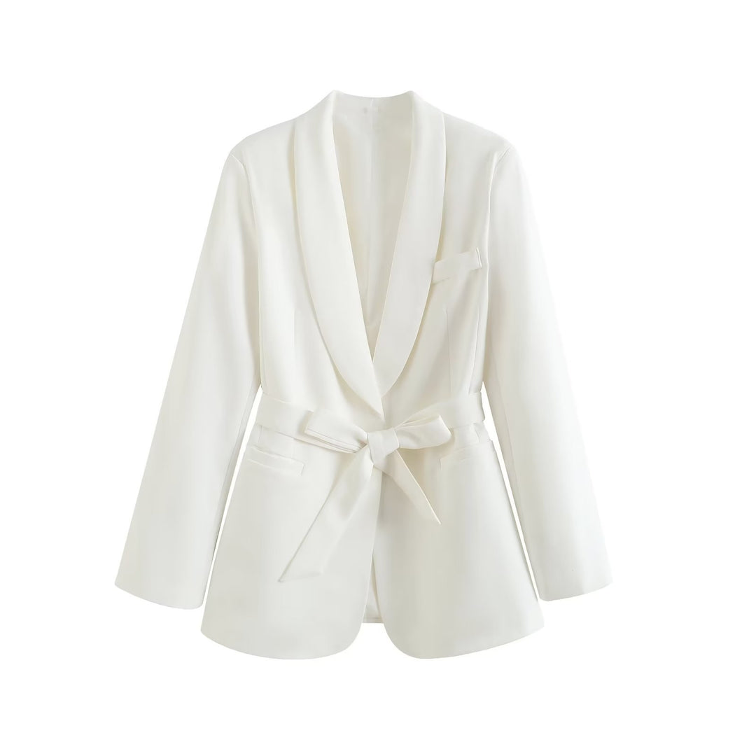 Damen Elegante High‑Waist Palazzo‑Hose mit durchgehender Bügelfalte und Clean‑Finish Drune