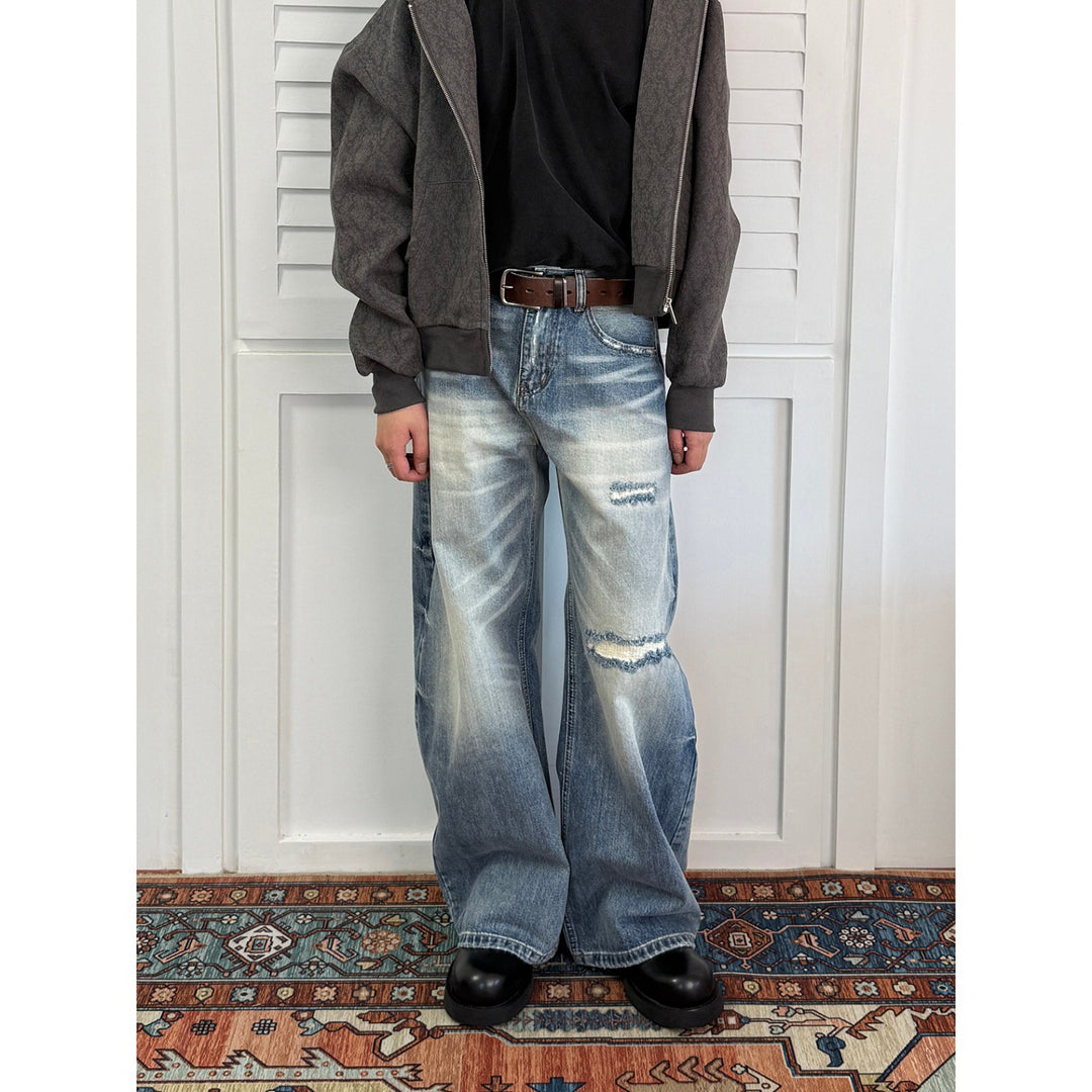 Damen Weitgeschnittene Denim Jeans Drune