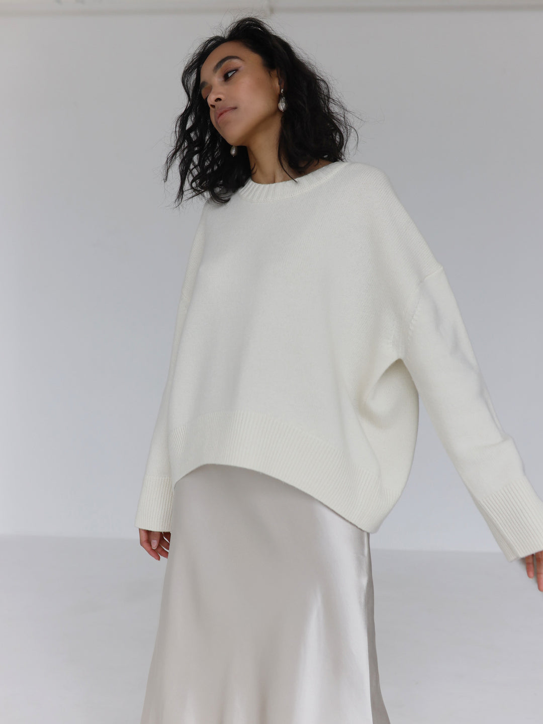 Damen Oversized Pullover mit weichem Feinstrick Drune